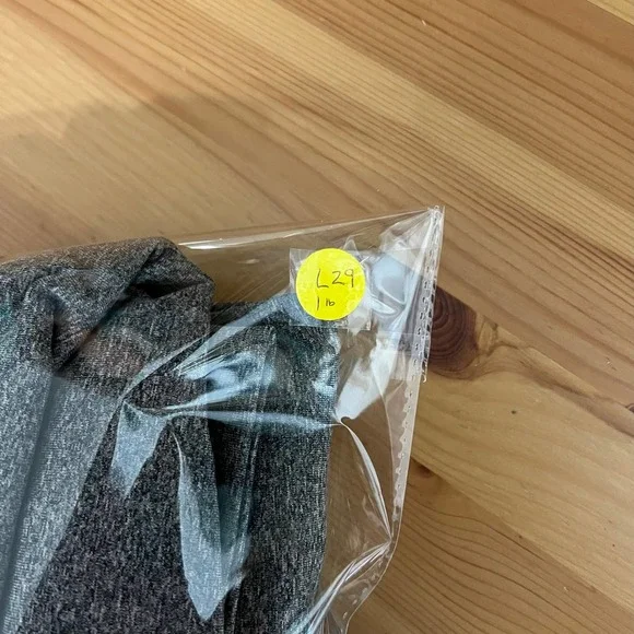 VS PINK Ultimate Cowl Neck Sweatshirt Sz L Heather Grey Active Victoria's Secret - Picture 6 of 9